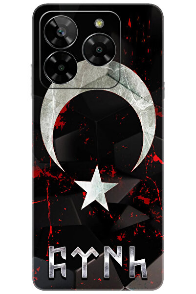 General Mobile ERA 50 (G318) Uyumlu Kılıf Desen Baskılı Silikon Ay Yıldız ve ...