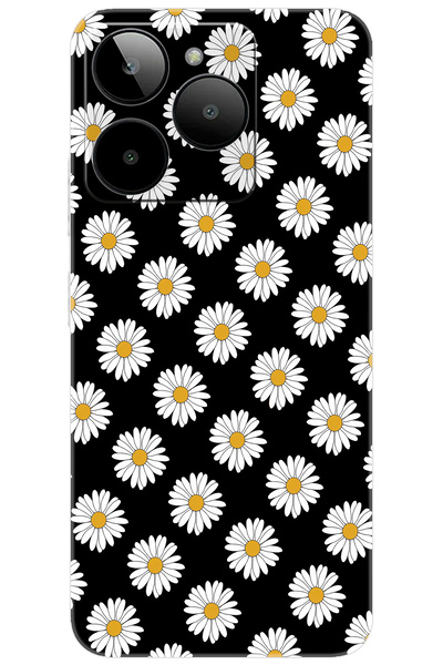 General Mobile Era 30 (G518) Uyumlu Kılıf Desen Baskılı Silikon Papatya Seris...