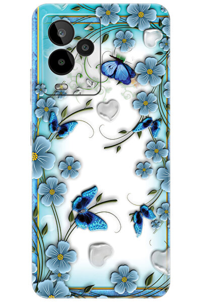 General Mobile GM 24 PRO (G514) Uyumlu Kılıf Desen Baskılı Silikon Çiçek ve K...