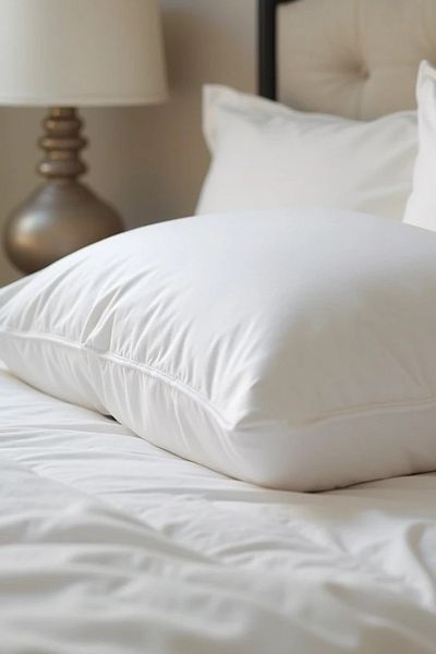 Hig Store 1 Piece Full Cotton Fabric 50X70 Silicone Filling Sleeping Pillow (1000 Gr.)