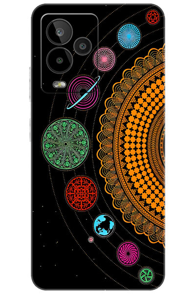 General Mobile GM 24 PRO (G514) Uyumlu Kılıf Desen Baskılı Silikon Gezegenler...