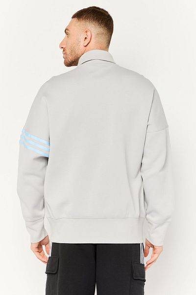 adidas Men Sportswear Fit Long Sleeve Outdoor Sweatshirt, Grey