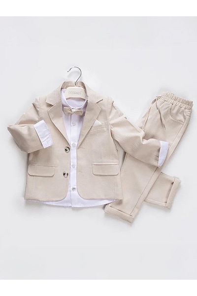 Concept. Beige Concept Baby Boy 4-Piece Set - 6-18 Months
