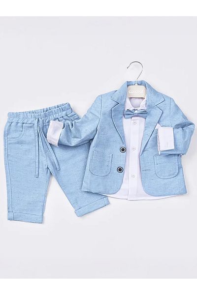 Concept. Blue Concept 4-Piece Set for Baby Boy - 6-18 Months