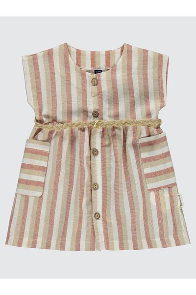 Miniworld 6-18 Months Baby Girl Cinnamon Dress