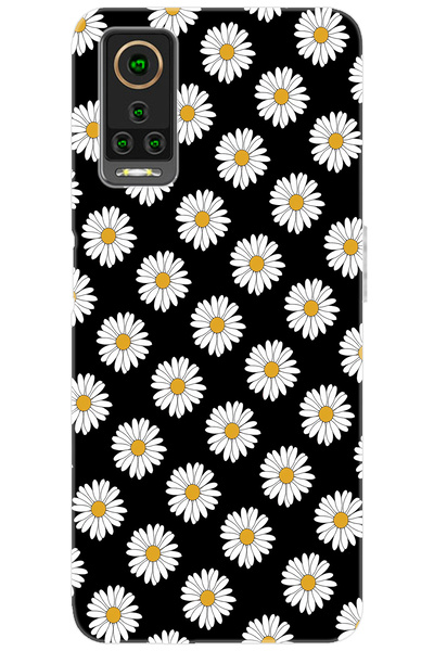General Mobile GM 22 PRO (G702)Uyumlu Kılıf Desen Baskılı Silikon Papatya Ser...