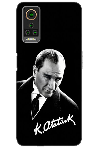 General Mobile GM 22 PRO (G702)Uyumlu Kılıf Desen Baskılı Silikon Mustafa Kem...