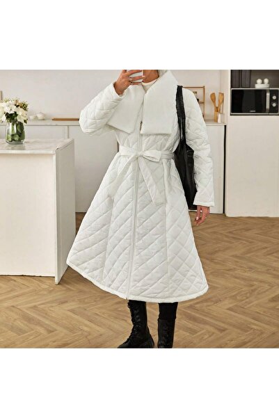 SERBA Бакlava візерунок, великий комір, зав'язується на талії, капюшон