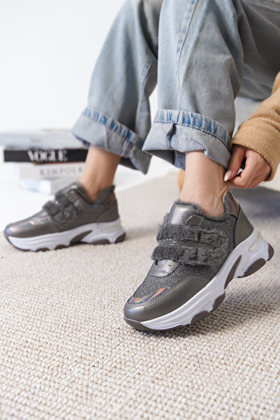Cananın Pabuçları Dnr 323 Sports Shoes with Fur Vecle