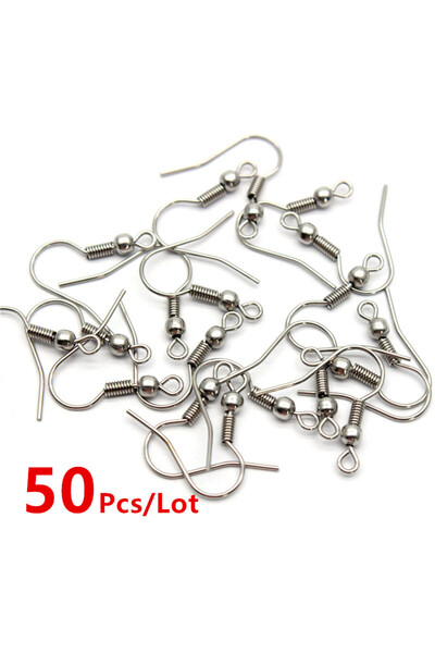 Choice 50 قطعة من الفولاذ المقاوم للصدأ 316 خطافات أذن من الفولاذ المقاوم للص...