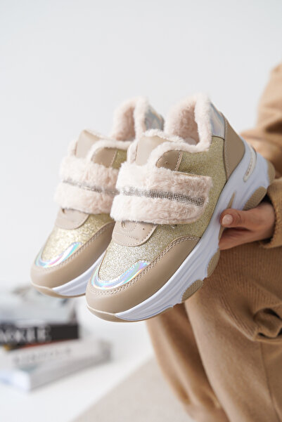 Cananın Pabuçları Dnr 323 Sports Shoes with Fur Vecle