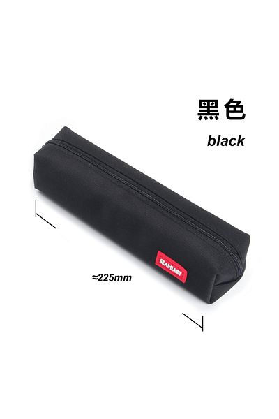 Choice Black Seamiart 1pc Small Solid Color Simple Zipper Kawai Pencil Case Mini Pen Bags Papeleria Station
