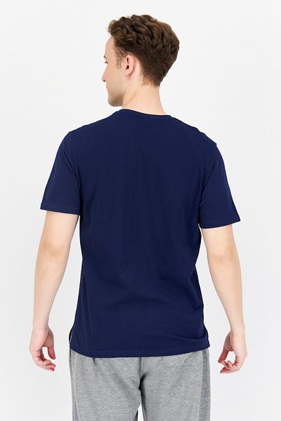 Fila Men Sportswear Fit Short Sleeve Outdoor T-shirt, Navy Blue