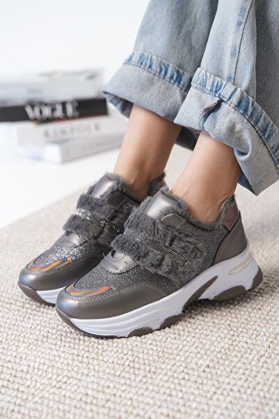 Cananın Pabuçları Dnr 323 Sports Shoes with Fur Vecle