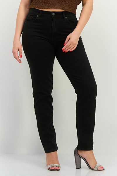 Selected Femme Women Slim Fit High Waist Searchable Denim, Black