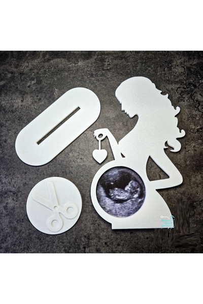WELLCUT Mother Baby Silhouette Ultrasound Frame - Special Decorative Stand