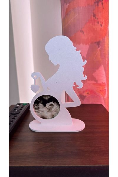 WELLCUT Mother Baby Silhouette Ultrasound Frame - Special Decorative Stand