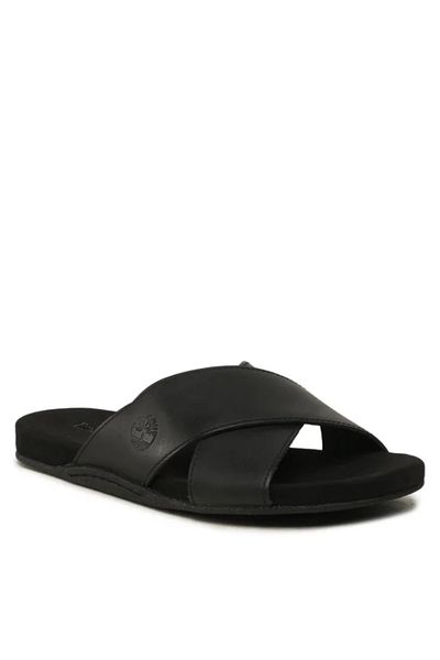 Timberland Men's Seton Men's Cross Strap Sandals - Black