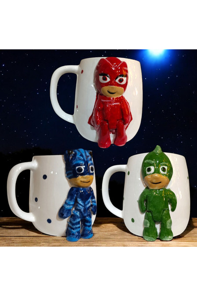 Boni Bon Collection Design 3D Kabartma El Emeği Göz Nuru Pijamaskeliler Pjmas...