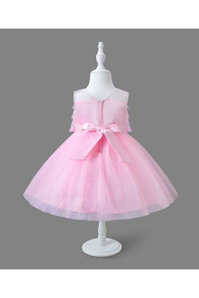 Mark & Mia Mark & Mia Floral Embellished Party Dress - Pink