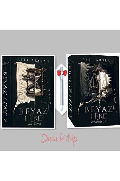 İndigo Kitap Beyaz Leke Set (Mahkumiyet - Özgürlük) Aslı Arslan 2 Kitap, POST...
