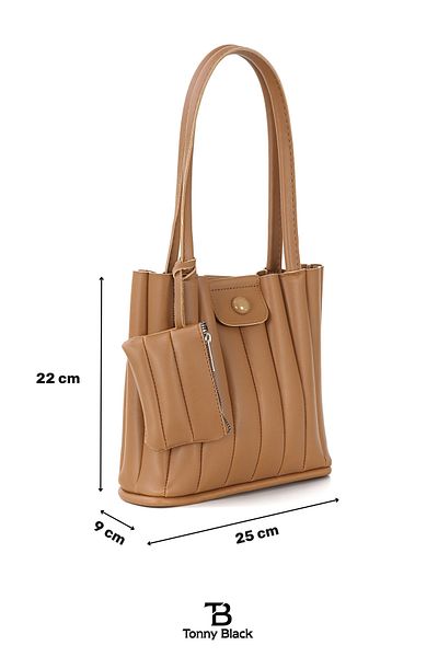 Tonny Black Original New Season Special Design Luxury Soft Leather Mini Wallet Puppy Hand Arm and Shoulder Bag