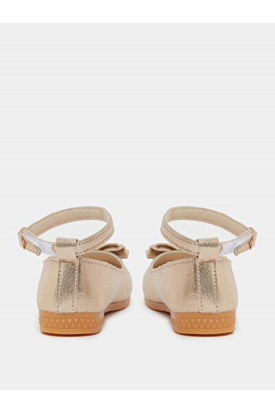 Styli Embellished Back Strap Ballerinas with Buckle Closure