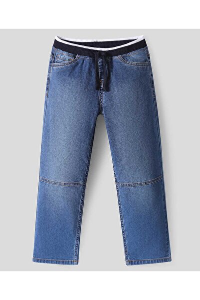 Pine kids Pine Kids Full Length Solid Color Denim Jeans - Blue