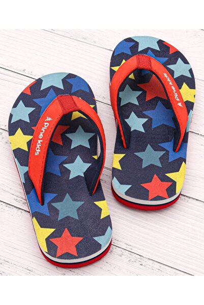 Pine kids صندل Pine Kids سهل الارتداء بطبعة نجوم - أزرق داكن