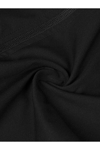 Technosport By Styli Graphic Print High Neck Jacket with Zipper Detail