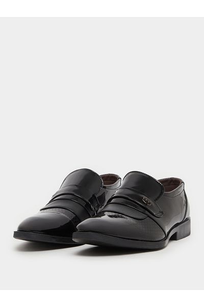 Styli Pointed Toe Slip On Derby Shoes
