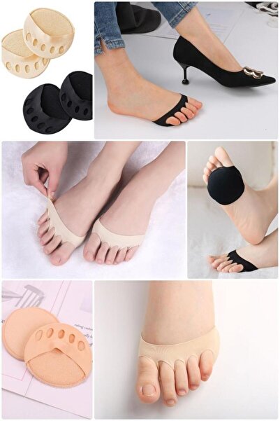 jetfast 2 Çift 5 Parmağa Geçen Parmak Altı Koruyucu Ayak Altı Desteği Terletm...