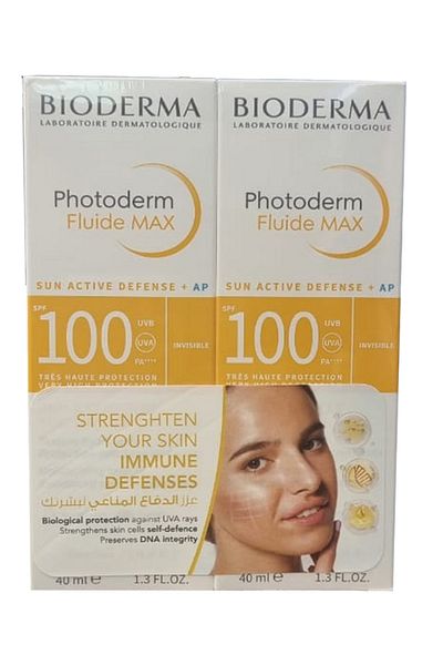 Bioderma Photoderm Fluide MAX SPF100 Invisible 40ml Offer pack