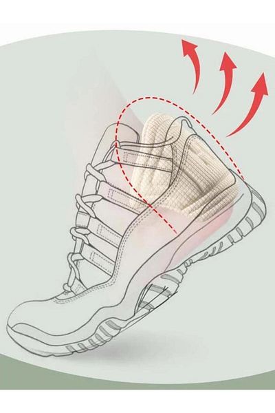 jetfast 3 Pairs of Colorful Crown-Shaped Shoes Anti-Knock 5 mm Anti-Narrowing and Heel-Supporting Protective Pads