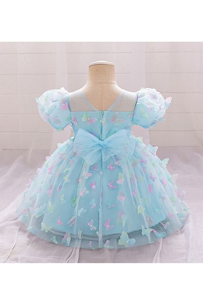 Mark & Mia Mark & Mia Butterfly and Bow Detailing Party Dress - Blue