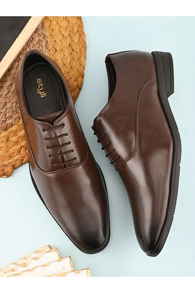 Styli Gradient Oxford Formal Lace Up Shoes