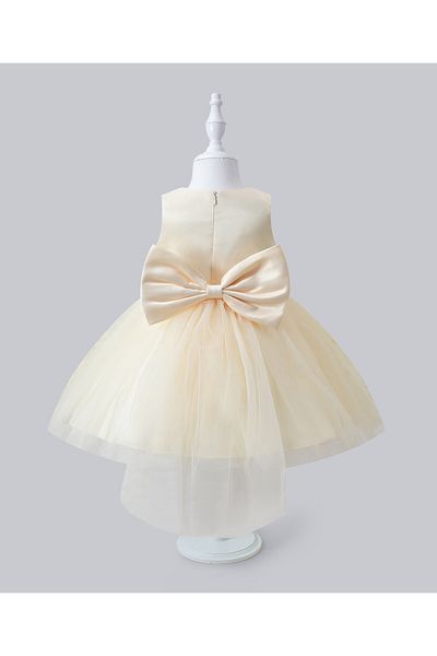 Mark & Mia Mark & Mia Butterfly Embellished and Bow Detailing Party Dress - Butter Yellow