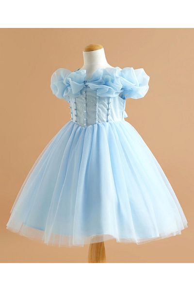 Mark & Mia Mark & Mia Corset Style Party Dress - Blue