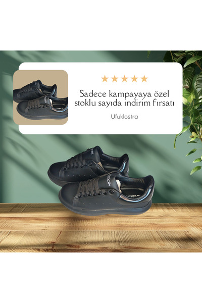 LETOON force unısex spor ayakkabı deri işlemeli