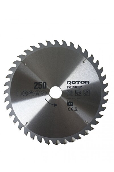 Rotor Daire Testere diski 250X32 40T Ahşap kesme diski