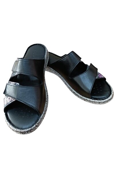 Castle Black 22366 Ženske Prava koža Udobnost Papuče