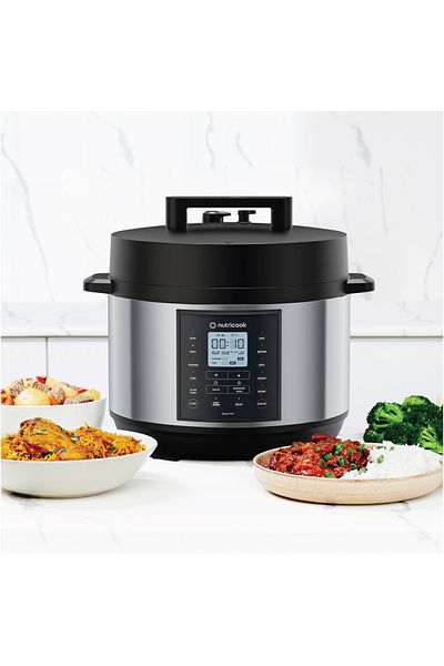 Nutricook Smart Pot 2 Plus, 9 in 1 Electric Pressure Cooker, 9.5 L, 1500W, Stainless Steel/Black