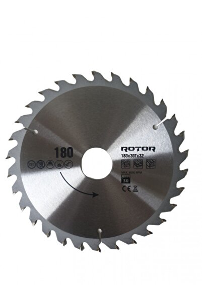 Rotor Daire Testere Bıçağı 180x32 30t Ağaç Kesme Diski