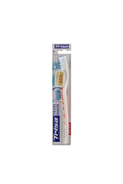 Trisa T.b Pearl White -hard- (064514) --- Teresa Pearl White Toothbrush -hard...