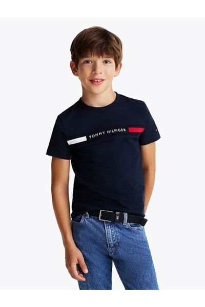 Tommy Hilfiger تي شيرتات زرقاء للأولاد