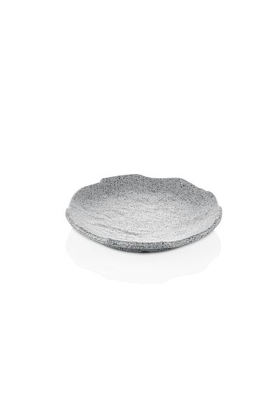 Külsan Melamine Dessert Plate Set 4 Pieces Granit Color 16cm