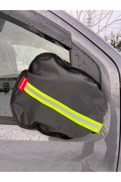 CoverPlus Kar-Buz Önleyici Dikiz Aynası Koruma Kılıfı 2 Li Siyah