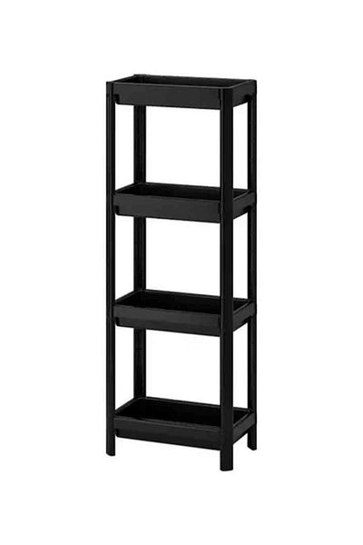 co arma Black plastic shelving unit