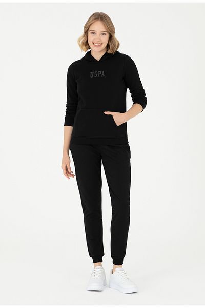 U.S. Polo Assn. Women's Black Sweatpants