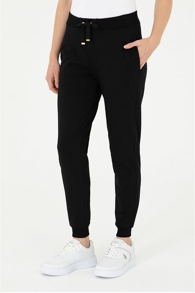 U.S. Polo Assn. Women's Black Sweatpants